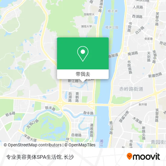 专业美容美体SPA生活馆地图