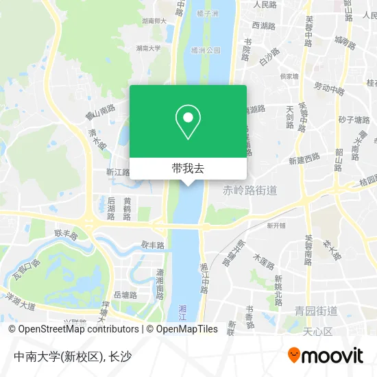 中南大学(新校区)地图