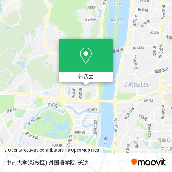中南大学(新校区)-外国语学院地图