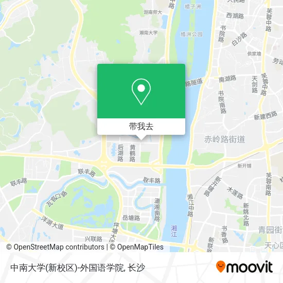 中南大学(新校区)-外国语学院地图