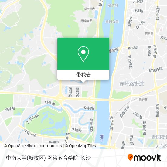 中南大学(新校区)-网络教育学院地图