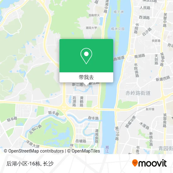 后湖小区-16栋地图