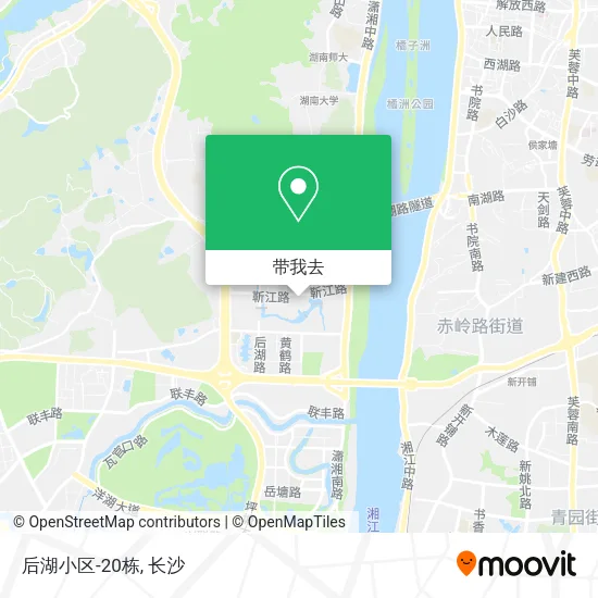 后湖小区-20栋地图