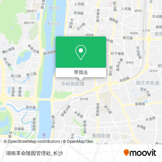 湖南革命陵园管理处地图