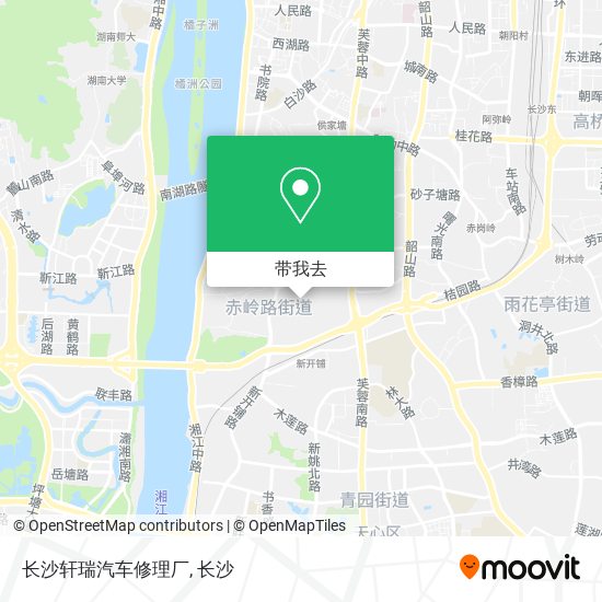 长沙轩瑞汽车修理厂地图