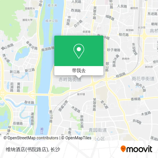 维纳酒店(书院路店)地图