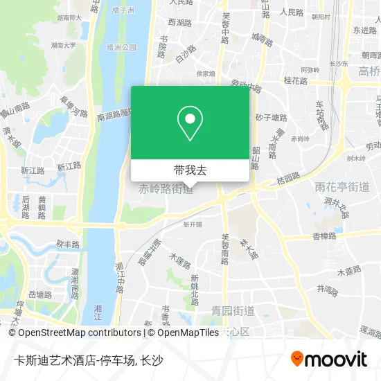 卡斯迪艺术酒店-停车场地图