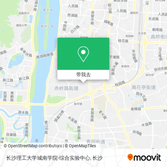 长沙理工大学城南学院-综合实验中心地图