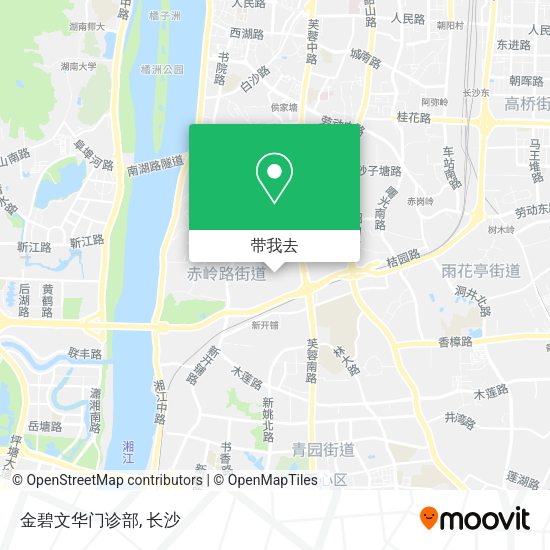 金碧文华门诊部地图