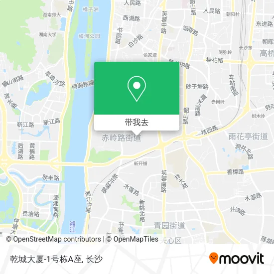 乾城大厦-1号栋A座地图