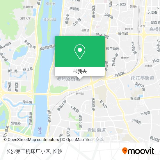 长沙第二机床厂小区地图