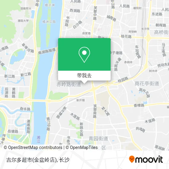 吉尔多超市(金盆岭店)地图