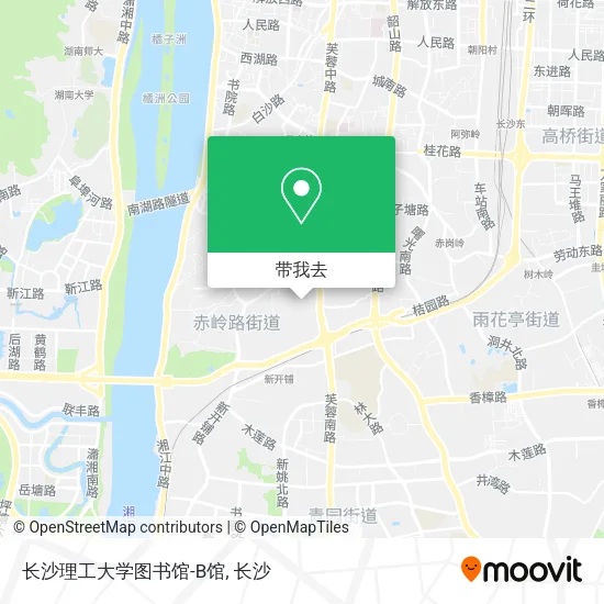 长沙理工大学图书馆-B馆地图