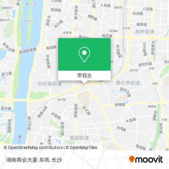 湖南商会大厦-东塔地图
