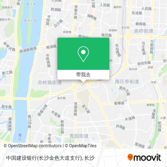中国建设银行(长沙金色大道支行)地图