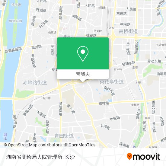 湖南省测绘局大院管理所地图