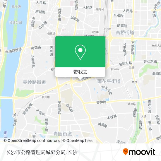 长沙市公路管理局城郊分局地图