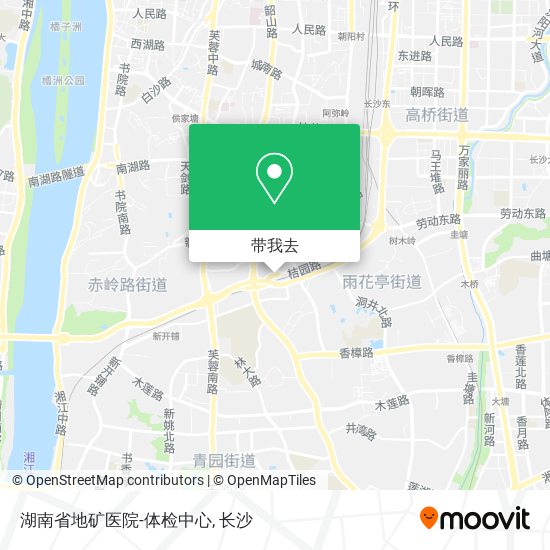 湖南省地矿医院-体检中心地图