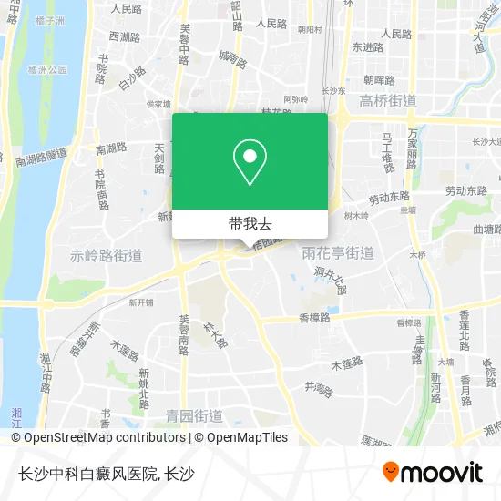 长沙中科白癜风医院地图