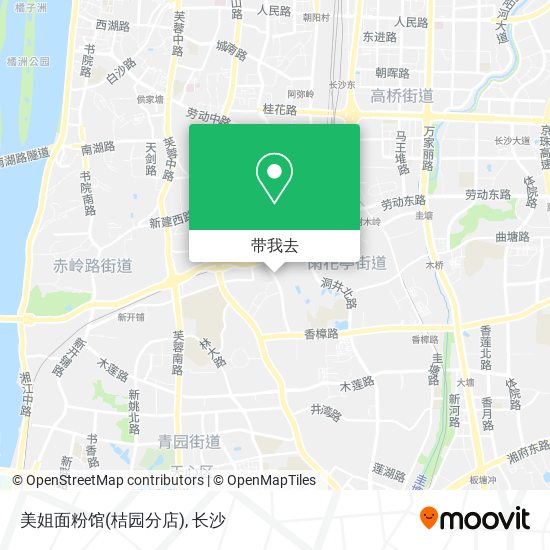 美姐面粉馆(桔园分店)地图