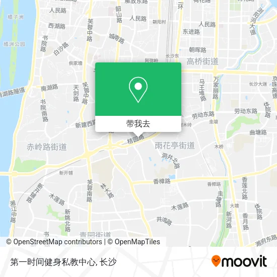 第一时间健身私教中心地图