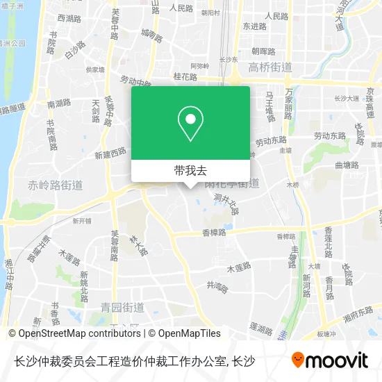 长沙仲裁委员会工程造价仲裁工作办公室地图