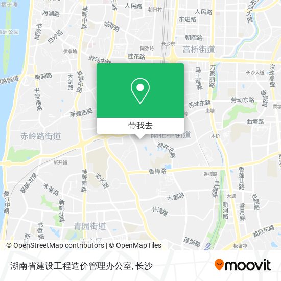 湖南省建设工程造价管理办公室地图