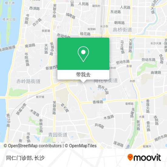 同仁门诊部地图