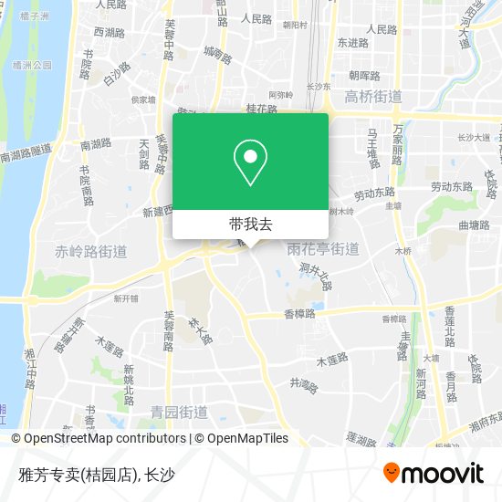 雅芳专卖(桔园店)地图