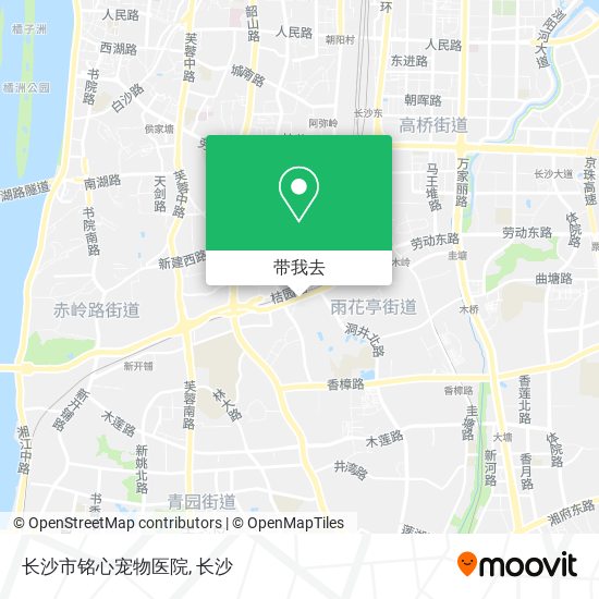 长沙市铭心宠物医院地图