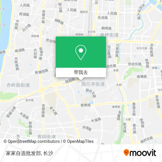 家家自选批发部地图