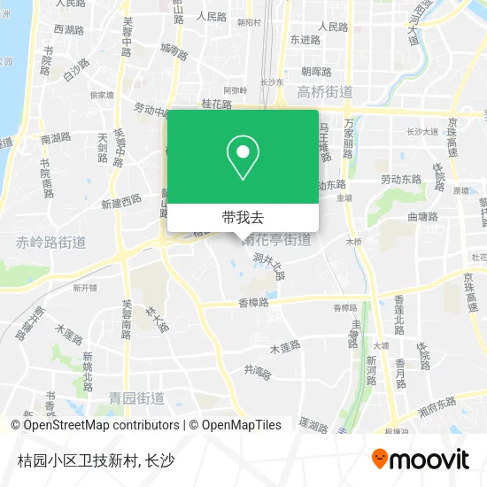 桔园小区卫技新村地图