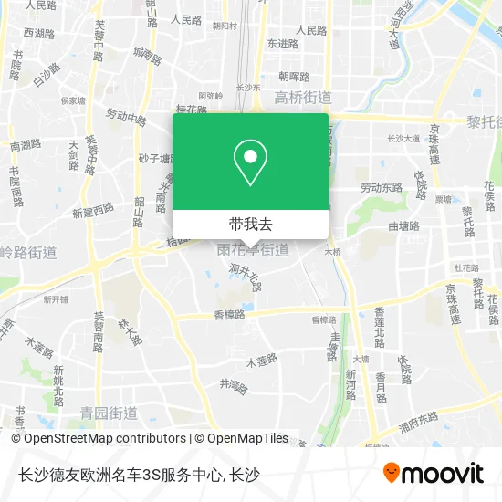 长沙德友欧洲名车3S服务中心地图