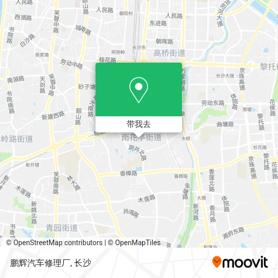 鹏辉汽车修理厂地图