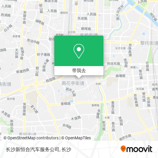 长沙新恒合汽车服务公司地图