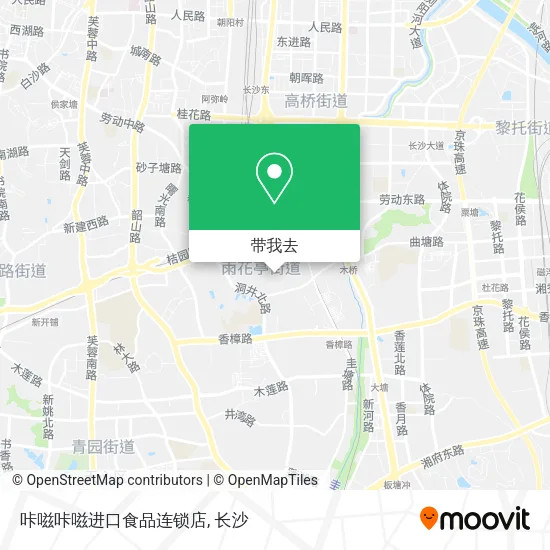 咔嗞咔嗞进口食品连锁店地图