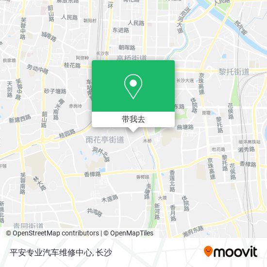 平安专业汽车维修中心地图