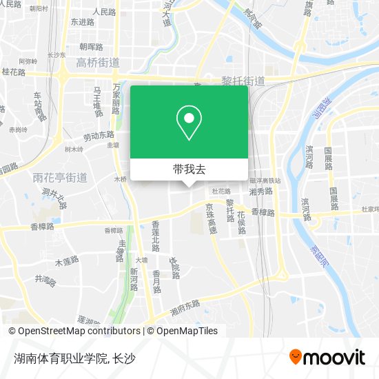 湖南体育职业学院地图