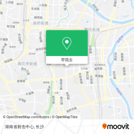 湖南省射击中心地图