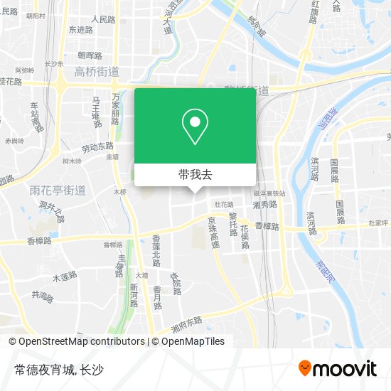 常德夜宵城地图