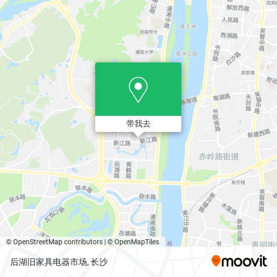 后湖旧家具电器市场地图