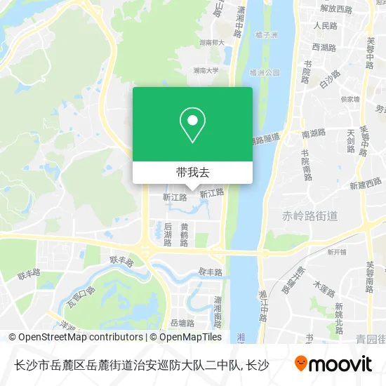 长沙市岳麓区岳麓街道治安巡防大队二中队地图