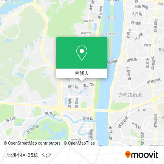 后湖小区-35栋地图