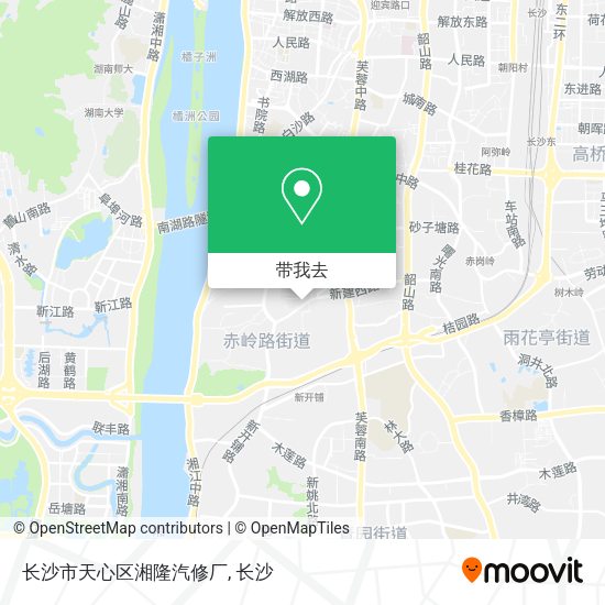 长沙市天心区湘隆汽修厂地图
