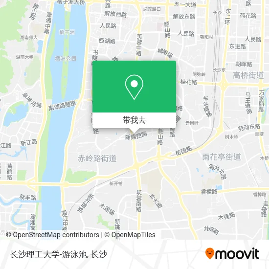 长沙理工大学-游泳池地图
