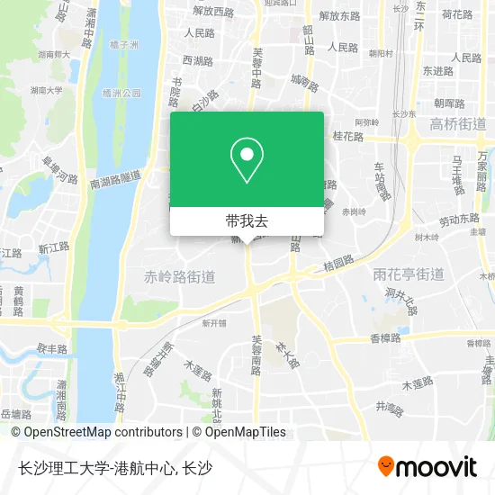 长沙理工大学-港航中心地图