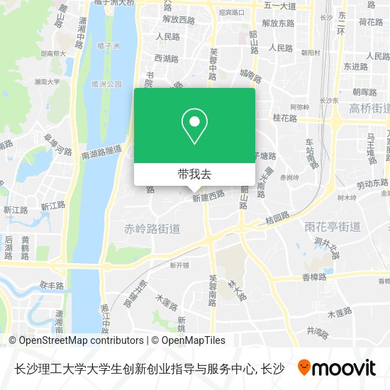 长沙理工大学大学生创新创业指导与服务中心地图