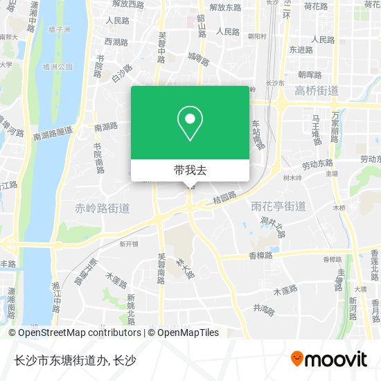 长沙市东塘街道办地图