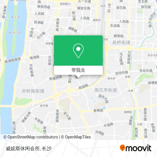 威妮斯休闲会所地图