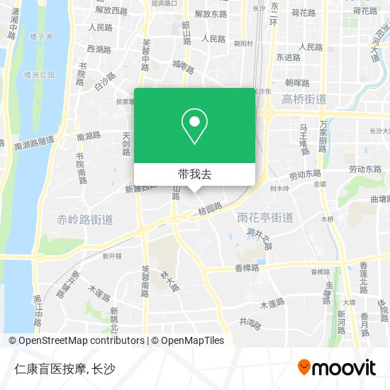 仁康盲医按摩地图